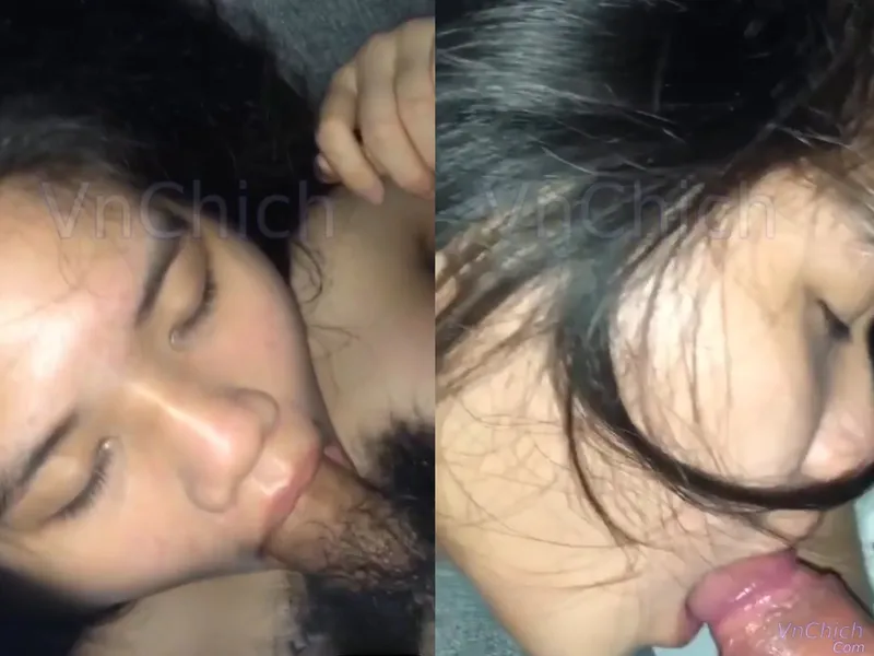 Em học sinh 2k5 ngại ngùng liếm cục thịt trước máy quay